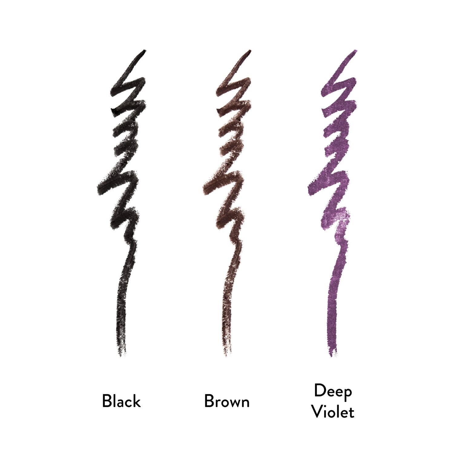 LG_GelEyelinerTrio_Black_Brown_DeepViolet_SwatchwShadeNames-ECommerce_JPG