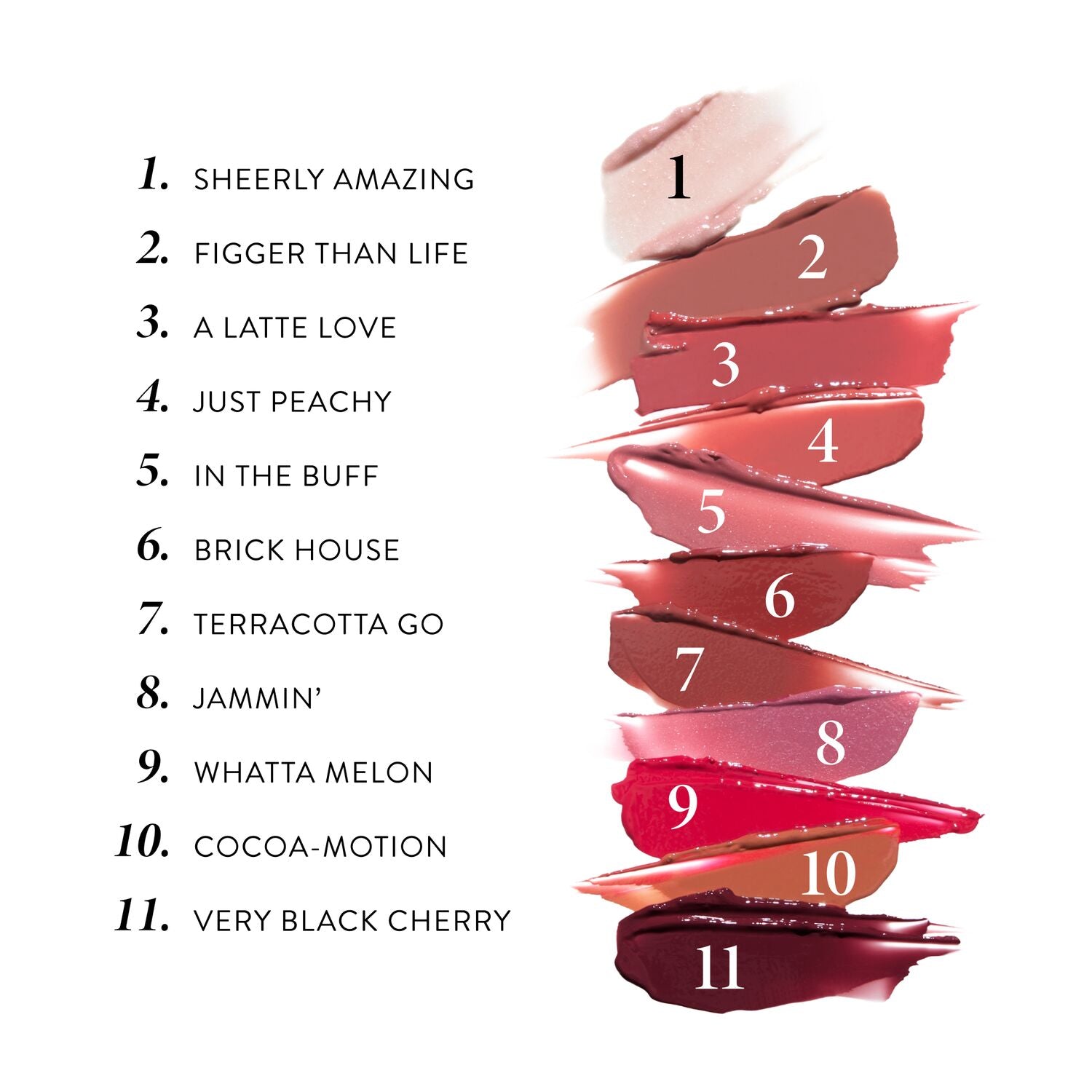 LG_JellyBalmHydratingLipBalmShadeExtensions_textureshotwshadenames-ECommerce_JPG